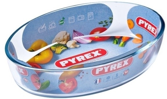 PYREX 222B000 ESSENTIALS OVAL ROASTER 1,6L