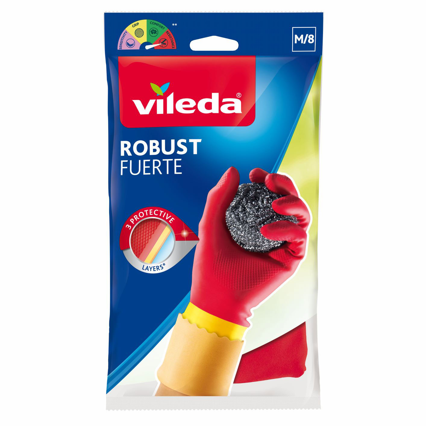 VILEDA GLOVES MEDIUM