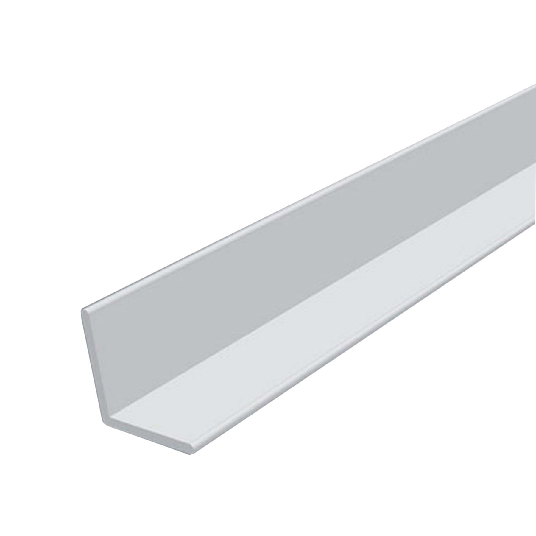 PVC ANGLE PROFILE 15MM WHITE