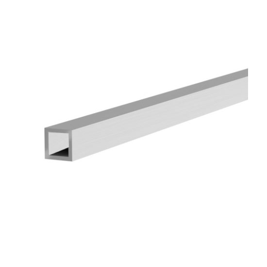 ALUMINIUM SQUARE TUBE 2M 15X15MM