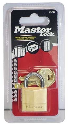 MASTERLOCK BRASS PADLOCK 30MM