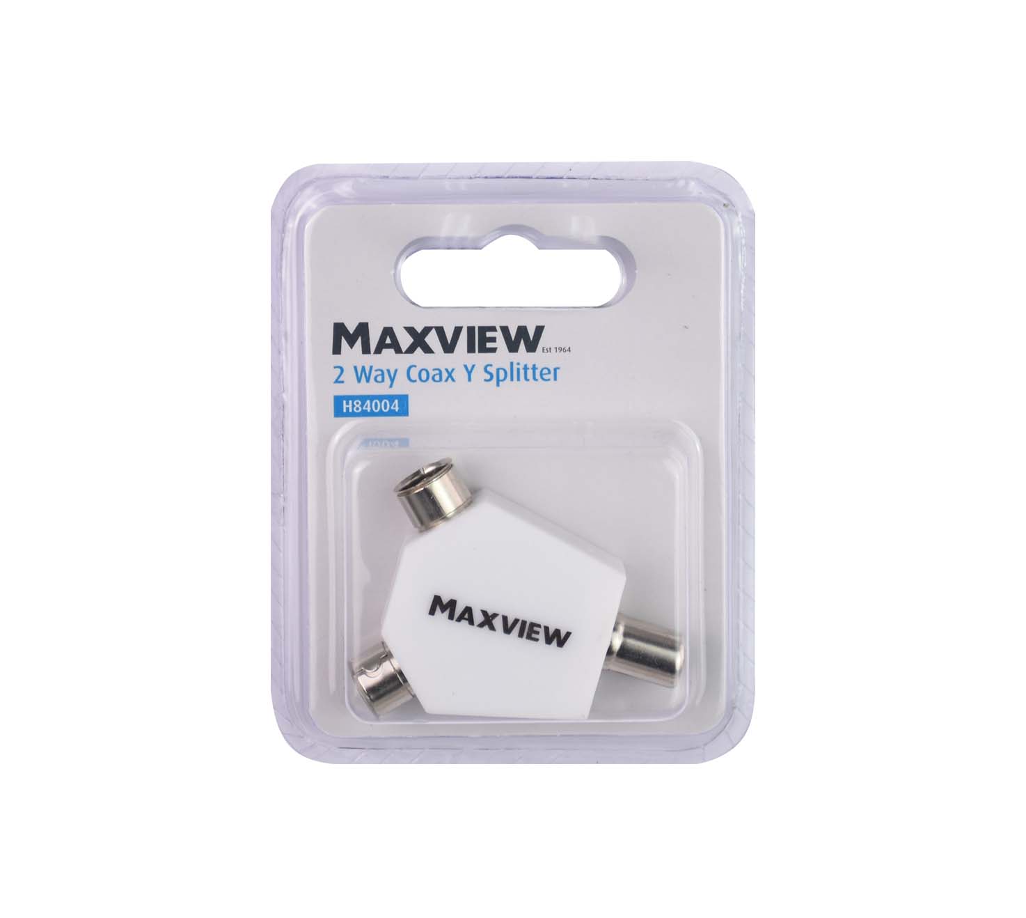 MAXVIEW H84004 TV 2 WAY COAX Y SPLITTER