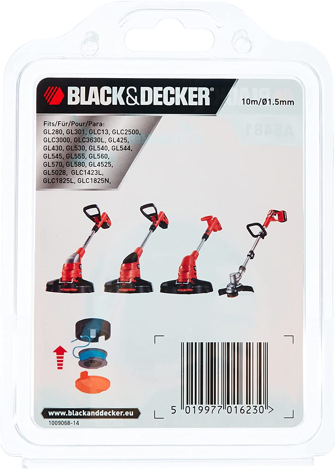 BLACK & DECKER A6481-XJ ΑΝΤΑΛΛΑΚΤΙΚΟ ΚΑΡΟΥΛΙ ΜΕ ΝΗΜΑ ΝΑΙΛΟΝ 10M REFLEX