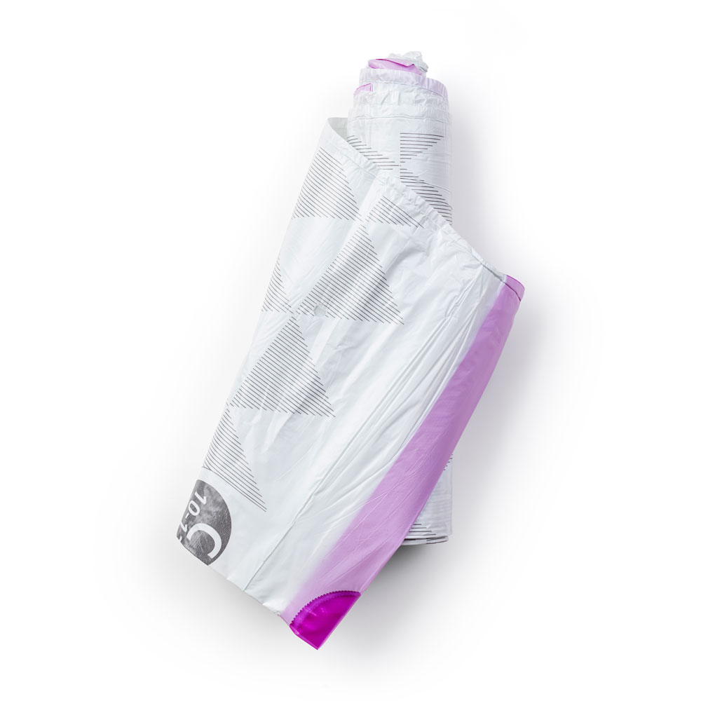 BRABANTIA PERFECTFIT BAGS, CODE C, 10-12 LITRE, 20 BAGS PER ROLL - WHITE