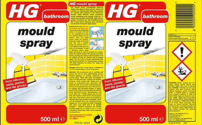 HG MOULD SPRAY 500ML