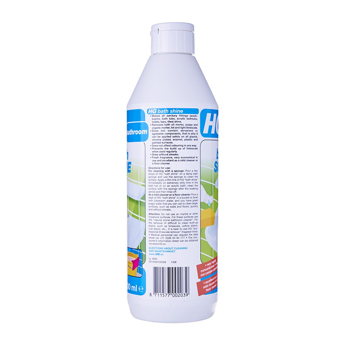 HG BATHROOM CLEANER SHINE RESTORER 500ML