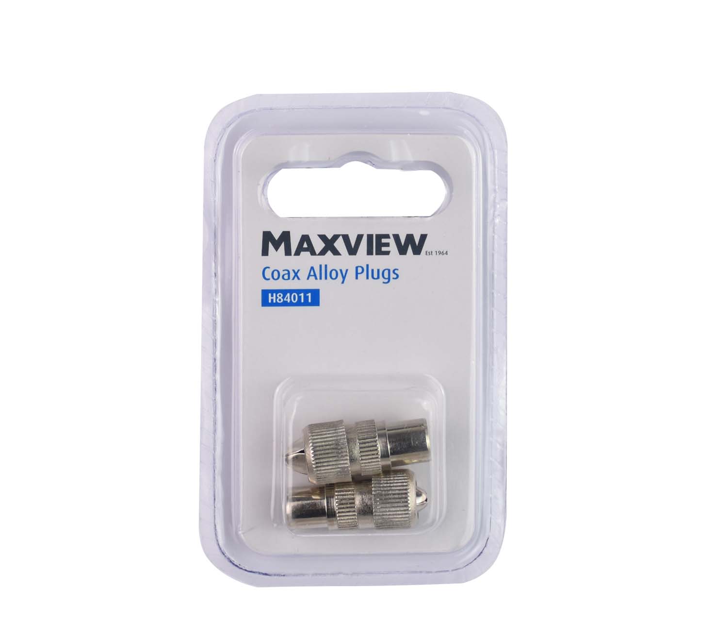 MAXVIEW TV/FM COAXIAL ALLOY PLUGS