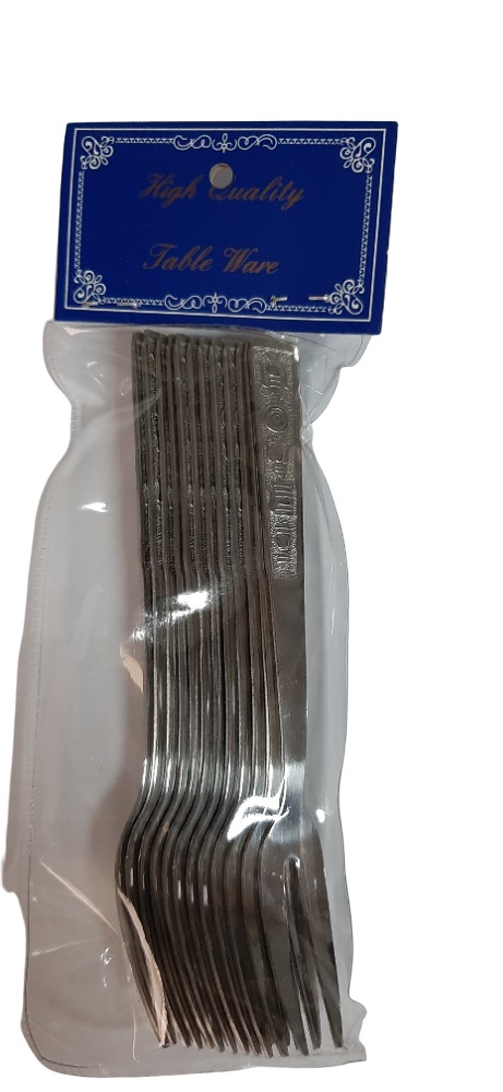 CAKE FORK POT STAINLESS STEEL 12PCS