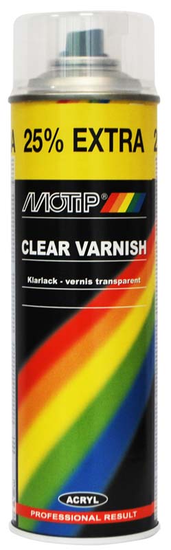 MOTIP SPRAY CLEAR VARNISH 