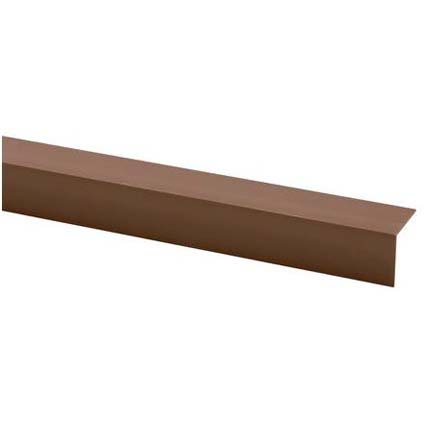 PVC ANGLE PROFILE 20MM BROWN 2.6M