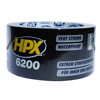 HPX CLOTH TAPE BLACK 48MMX25M