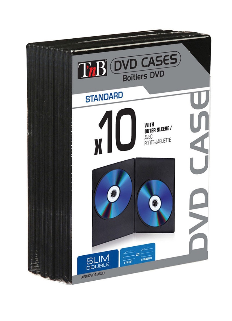 TNB DVD BOX SLIM DOUBLE 10PCS