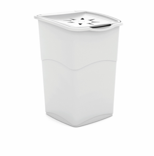 KIS KORAL LAUNDRY BASKET 47L WHITE