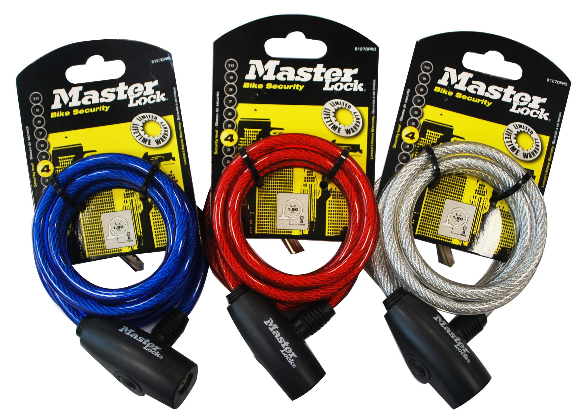 MASTERLOCK COIL CABLE ASSORTMENT