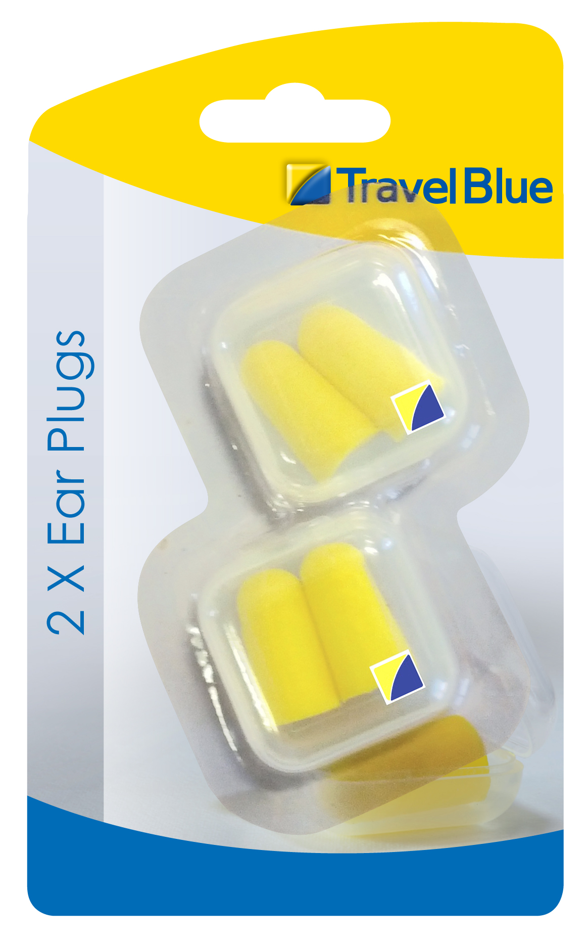 TRAVEL BLUE EAR PLUGS 2 PAIRS