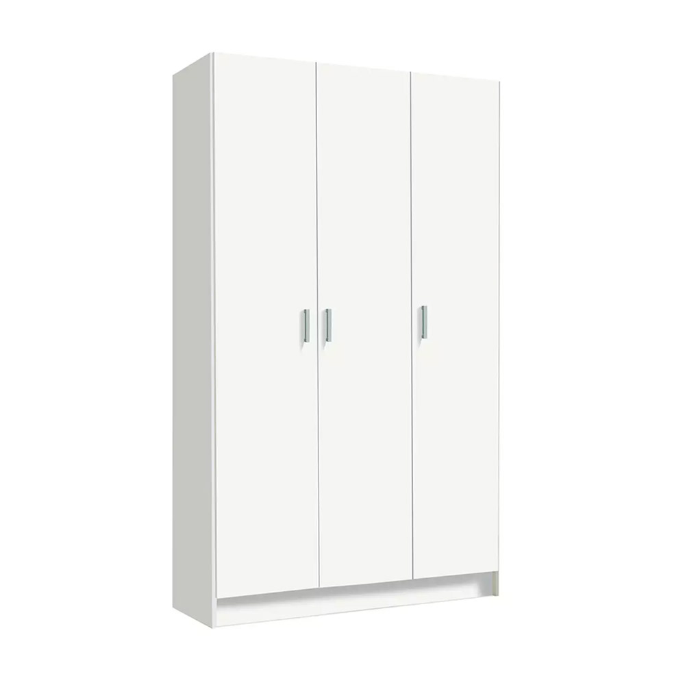 FORES CABINET 3 DOORS WHITE 108,8Χ37Χ180CM