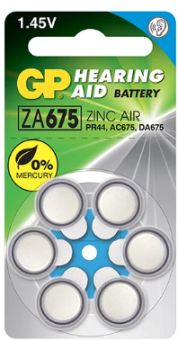 GP 1,4V HEARING AID ZINC AIR