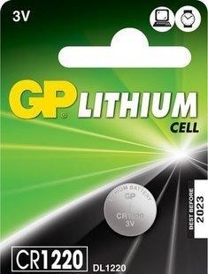 GP LITHIUM CELL 3V CR1220