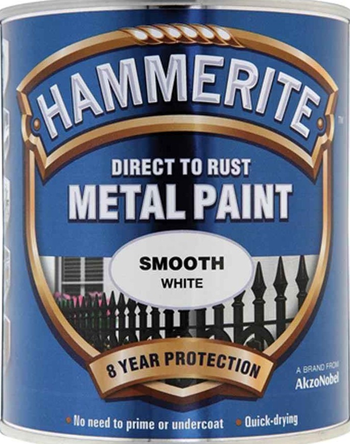 HAMMERITE SMOOTH ΛΕΥΚΟ 2.5L