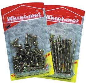 WRET-MET 32pcs WOOD SCREW 4x30mm