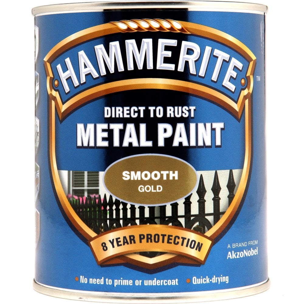 HAMMERITE SMOOTH GOLD 750ML