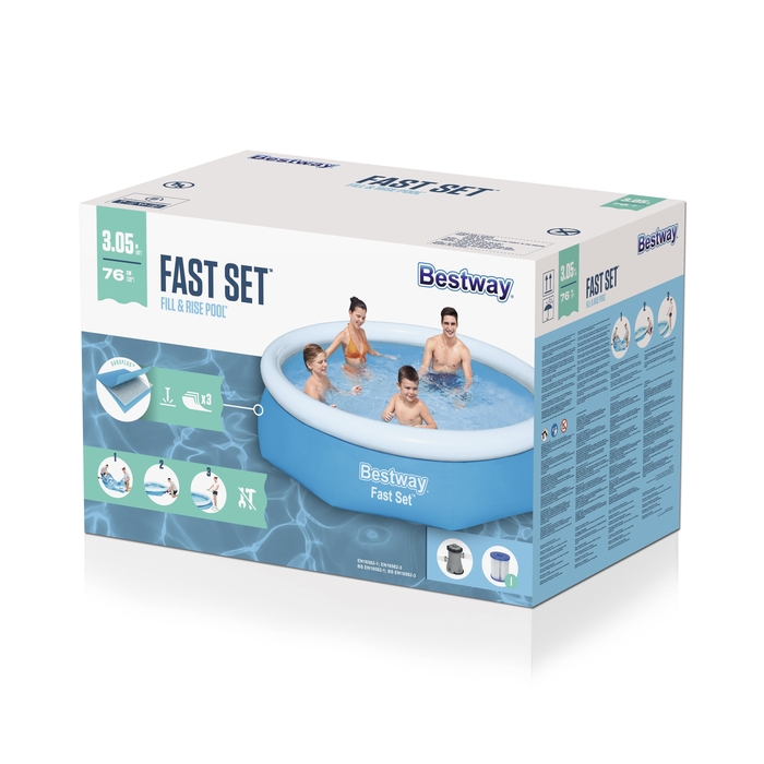 BESTWAY 57270 FAST SET ROUND POOL 305CM X 76CM