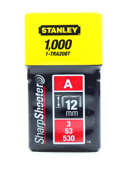 STANLEY STAPLES 12MM 1000P