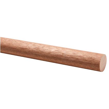 BANNISTER RO45 HARDWOOD 100CM DIAMETER 45MM