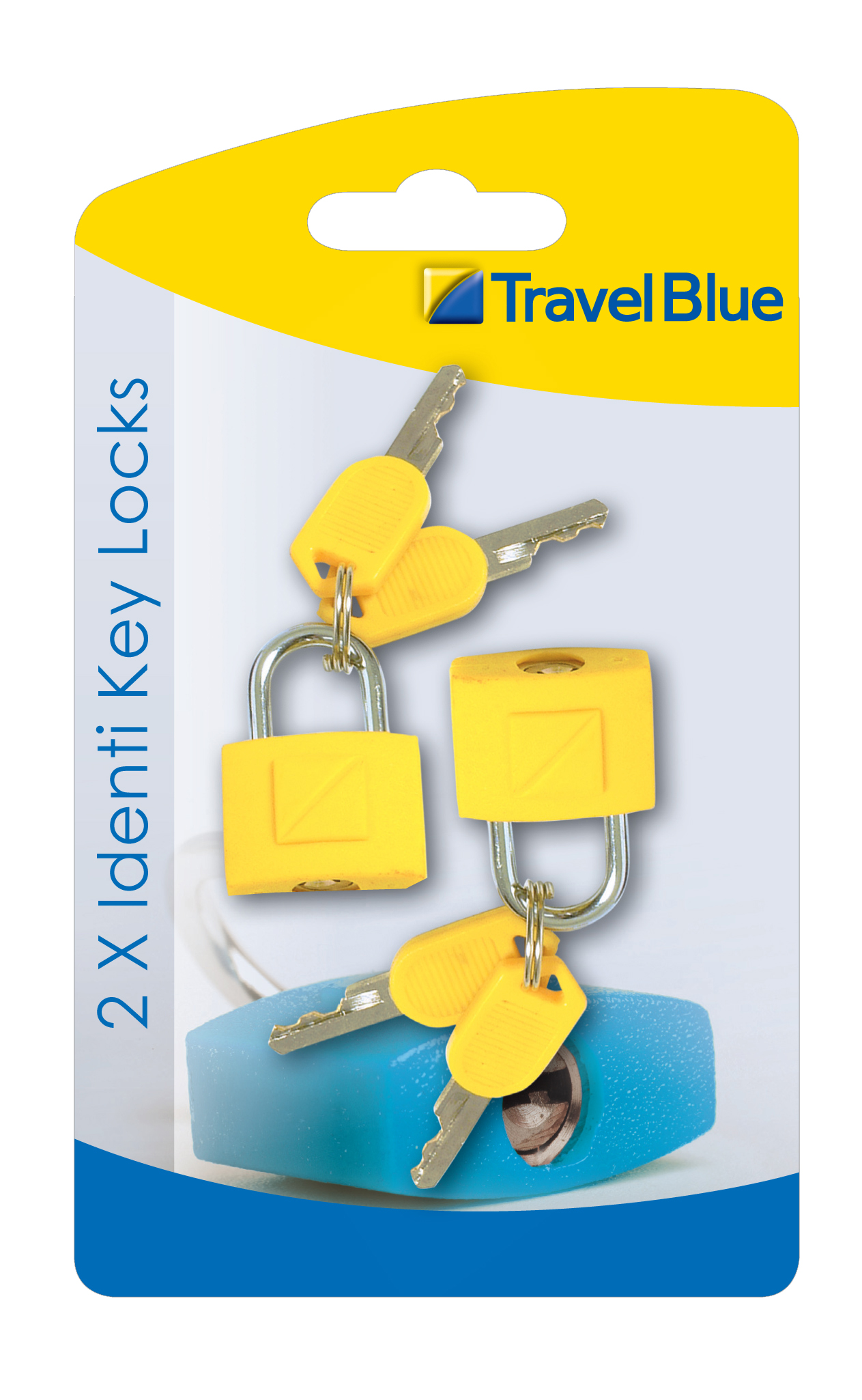 TRAVEL BLUE ΧΡΩΜΑΤΙΣΤΗ ΚΛΕΙΔΑΡΙΑ ΒΑΛΙΤΣΑΣ Χ2