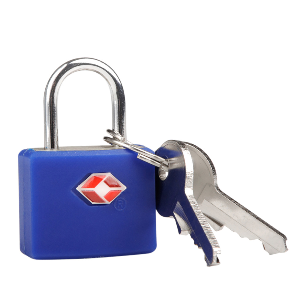 TRAVEL BLUE COLOURED TSA SUITCASE PADLOCK 