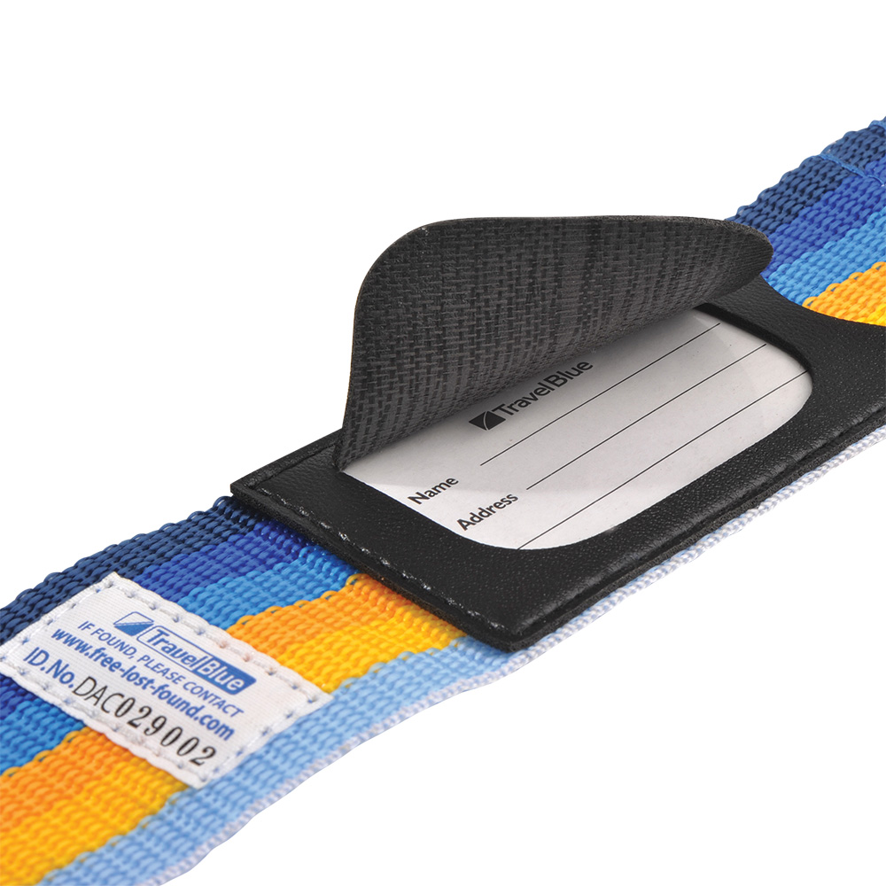 TRAVEL BLUE LUGGAGE STRAP 200CM X 5CM