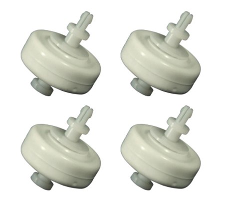 PVC WHEELS LOCK&PINS 4 PCS