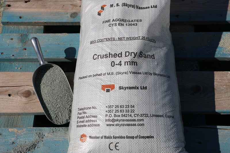 SKYRA SAND BAG WASHED 0-4MM 25KG