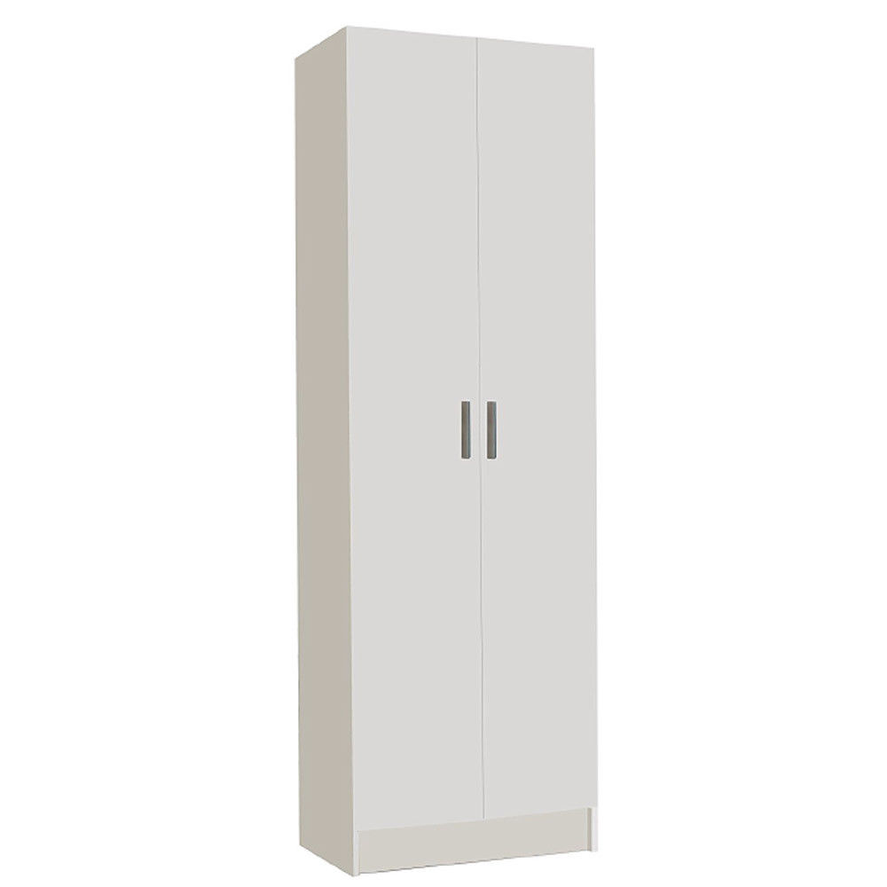 FORES CABINET 2DOORS WHITE 73Χ37Χ180CM