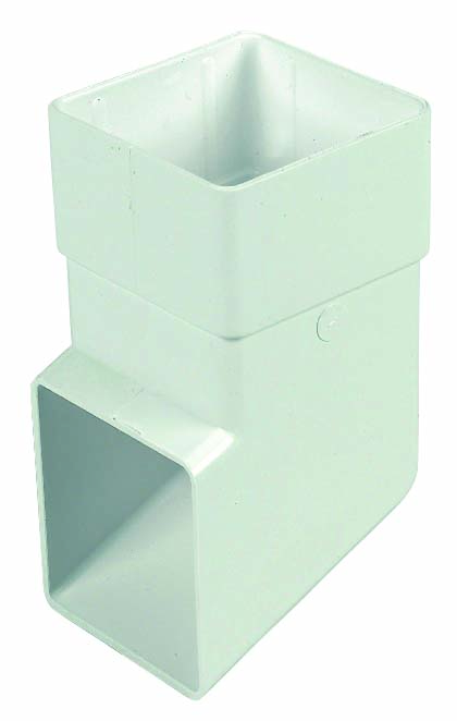 FLOPLAST  SQUARE GUTTER DOWNPIPE SHOE 65MM