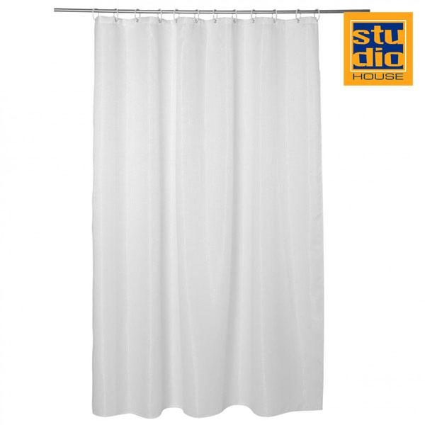 STUDIO HOUSE GUOCHI SHOWER CURTAIN 180X180CM WHITE