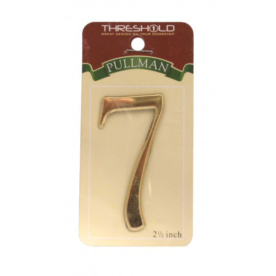 NUMBER 7 - 65MM SILVER - SELFADHESIVE