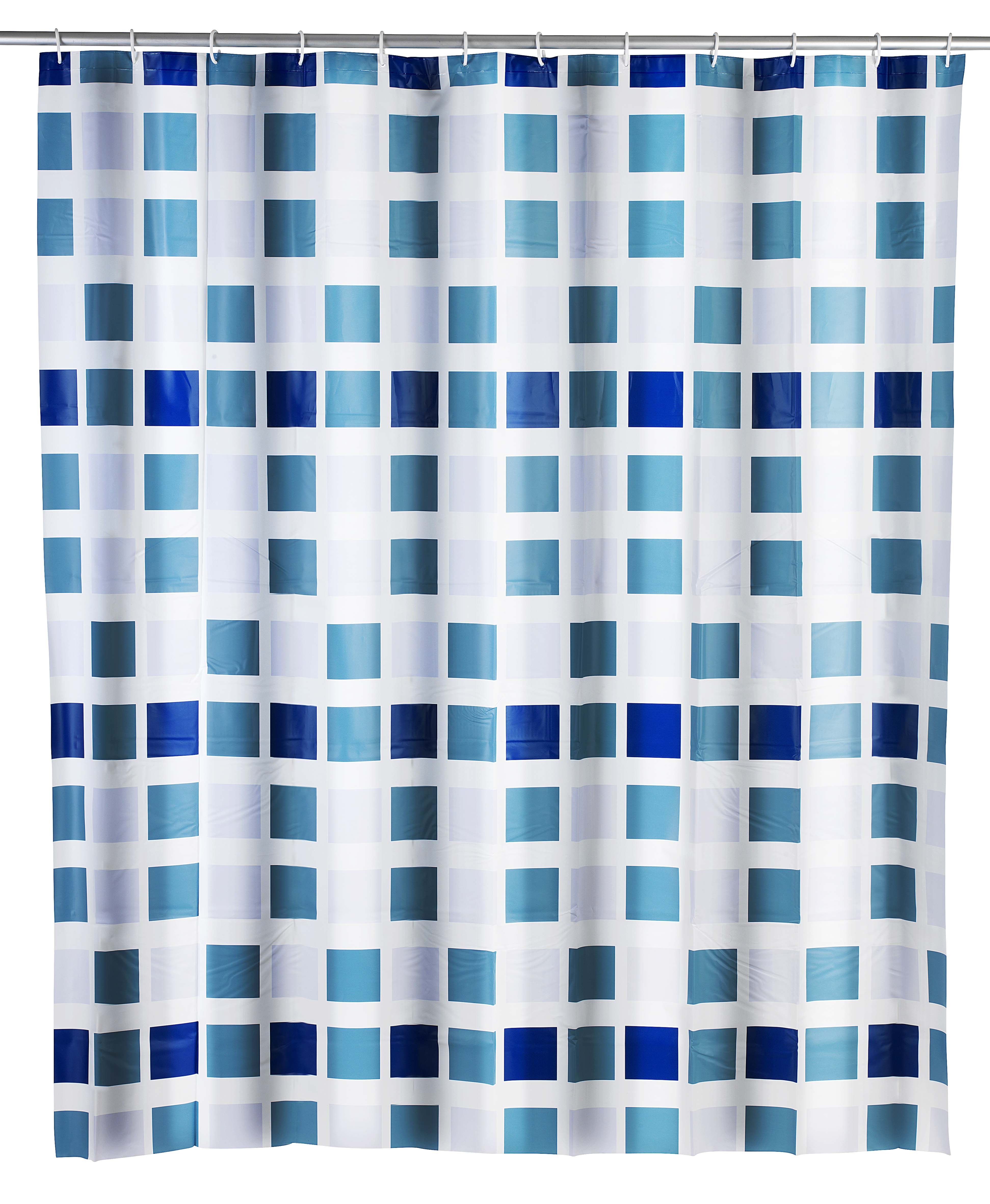 WENKO PEVA SHOWER CURTAIN 180X200CM MOSAIC