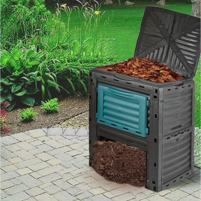 ECO FRIENDLY GARDEN COMPOSTER BIN ORGANIC WASTE 300L 