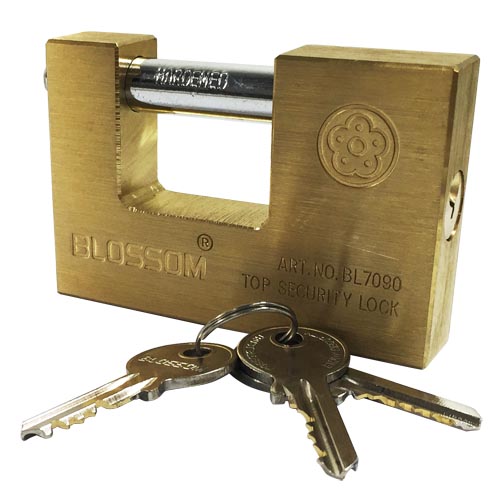 BLOSSOM STRAIGHT SHACKLE PADLOCK 75mm