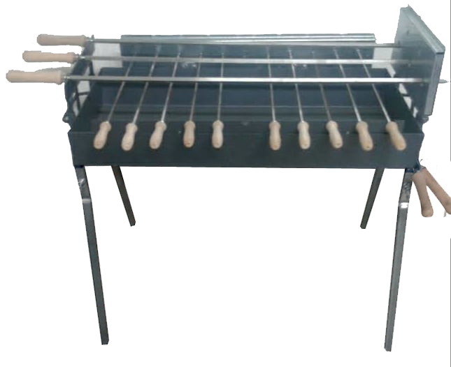 ZAKYNTHOS BBQ COMPLETE SET - L71 X W36 X H60CM