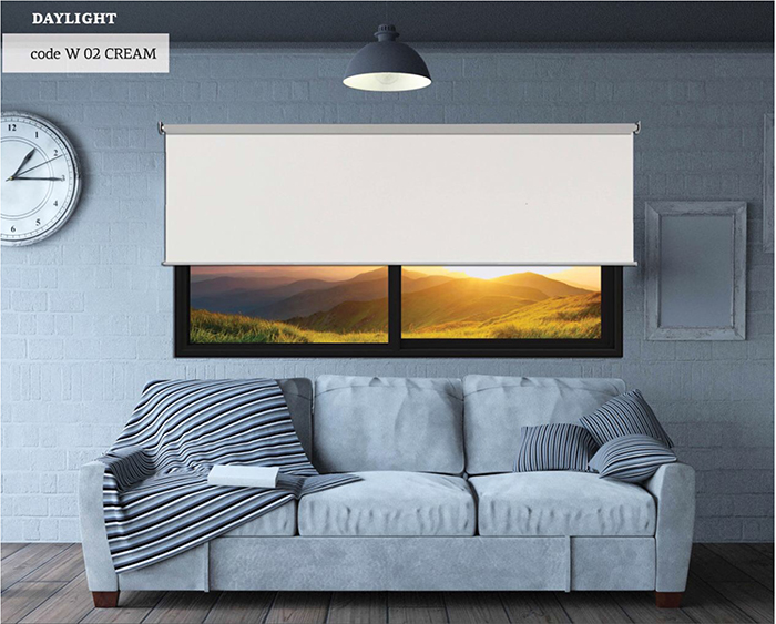 ROLLER BLIND DAYLIGHT CREAM 100X160CM