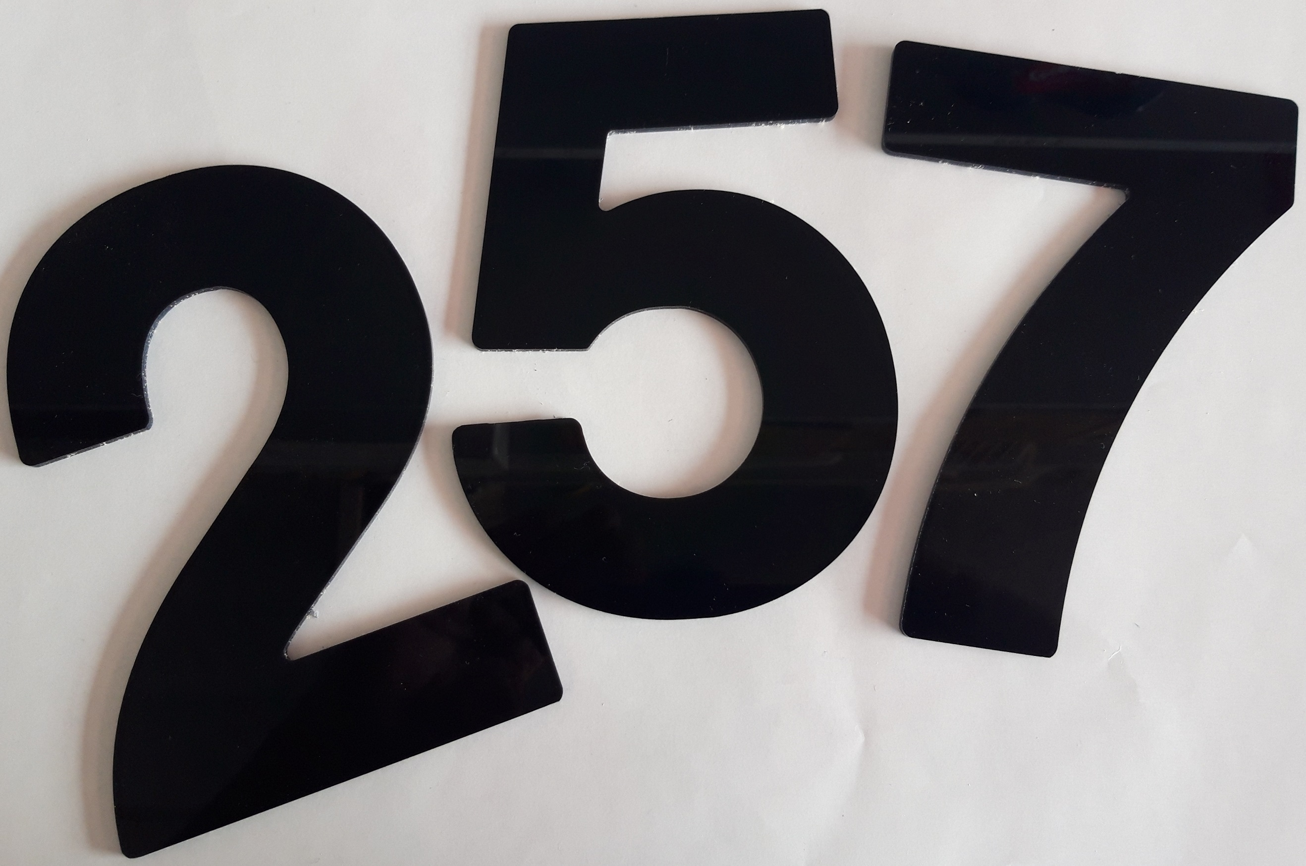 3D BLACK NUMBERS