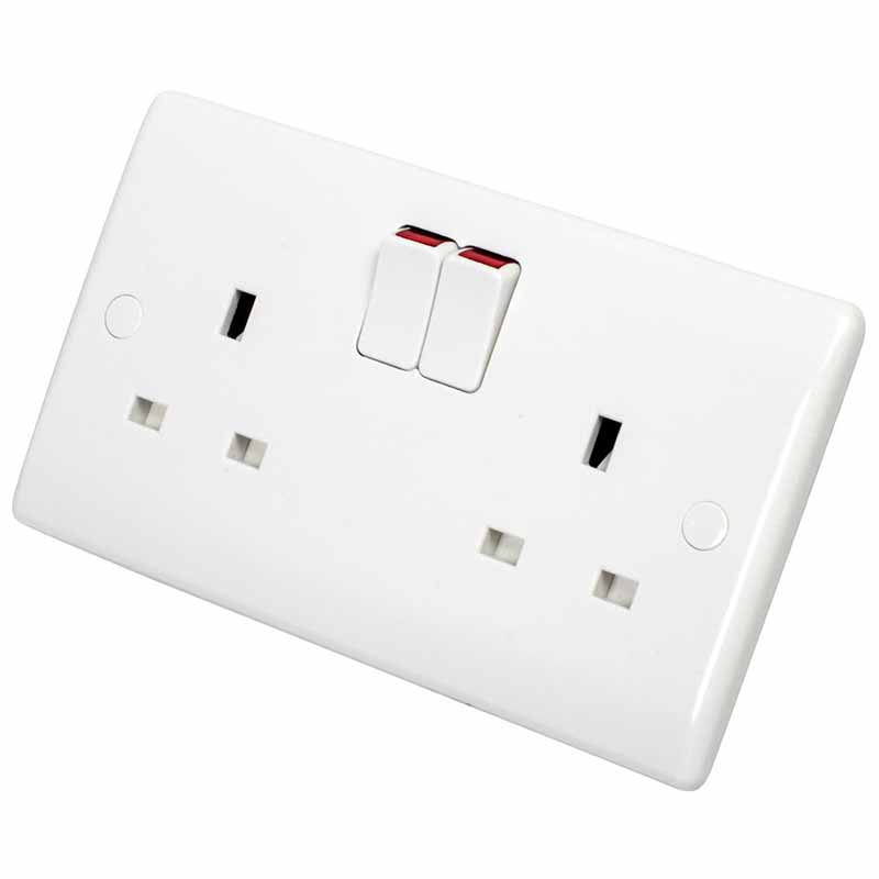 BG NEXUS 822DP DOUBLE SWITCHED POWER SOCKET 13A