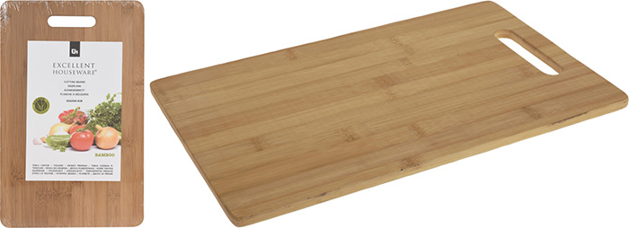 CHOPPING BOARD BAMBOO 40X25X1CM