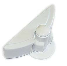 DOOR STOPPER PLASTIC WHITE