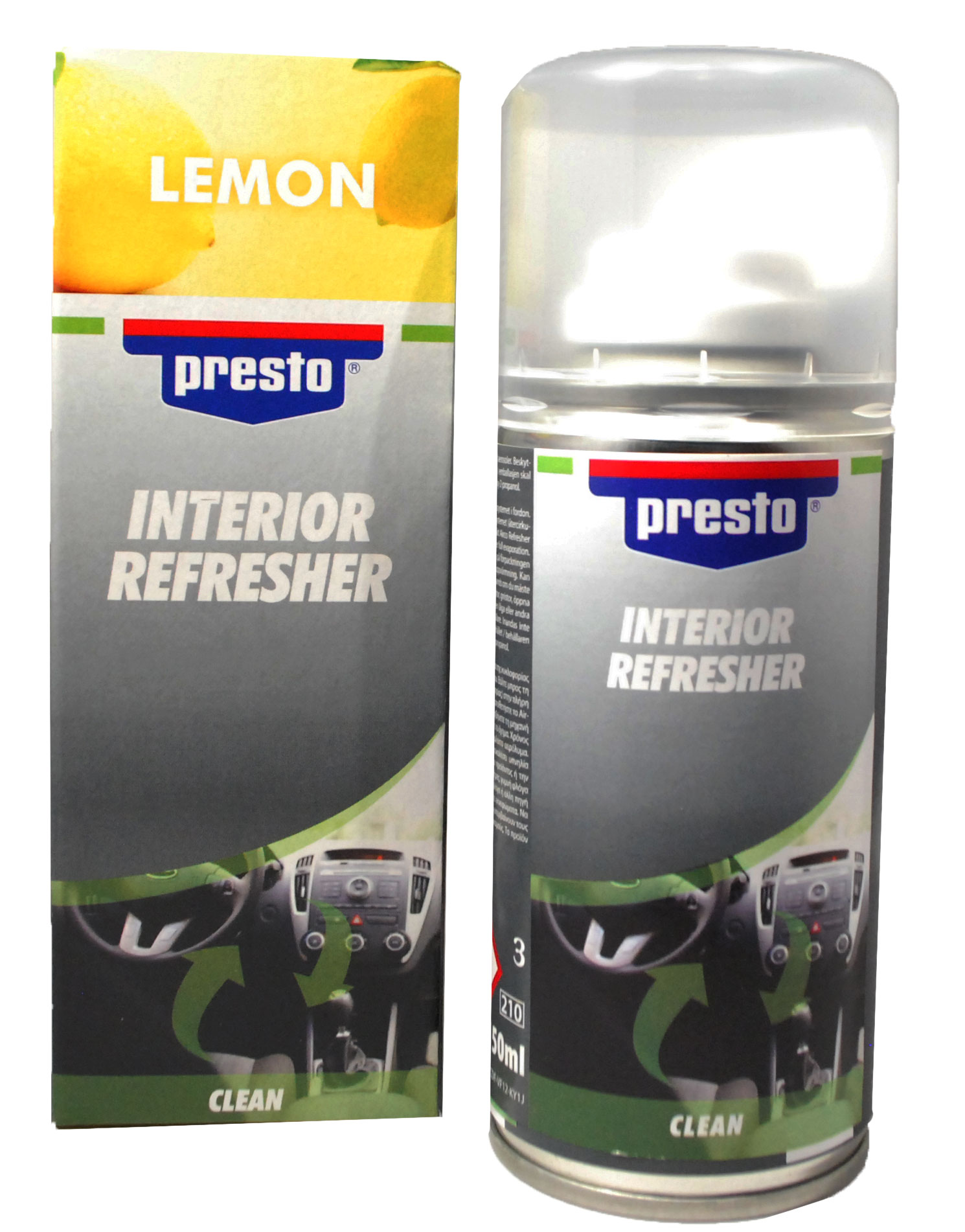 PRESTO CAR AIRCONTINION CLEANER LEMON 150ML