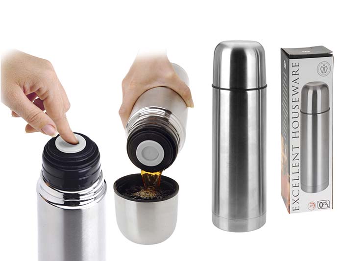 VACUUM FLASK BULLIT STAINLESS STEEL 750ML