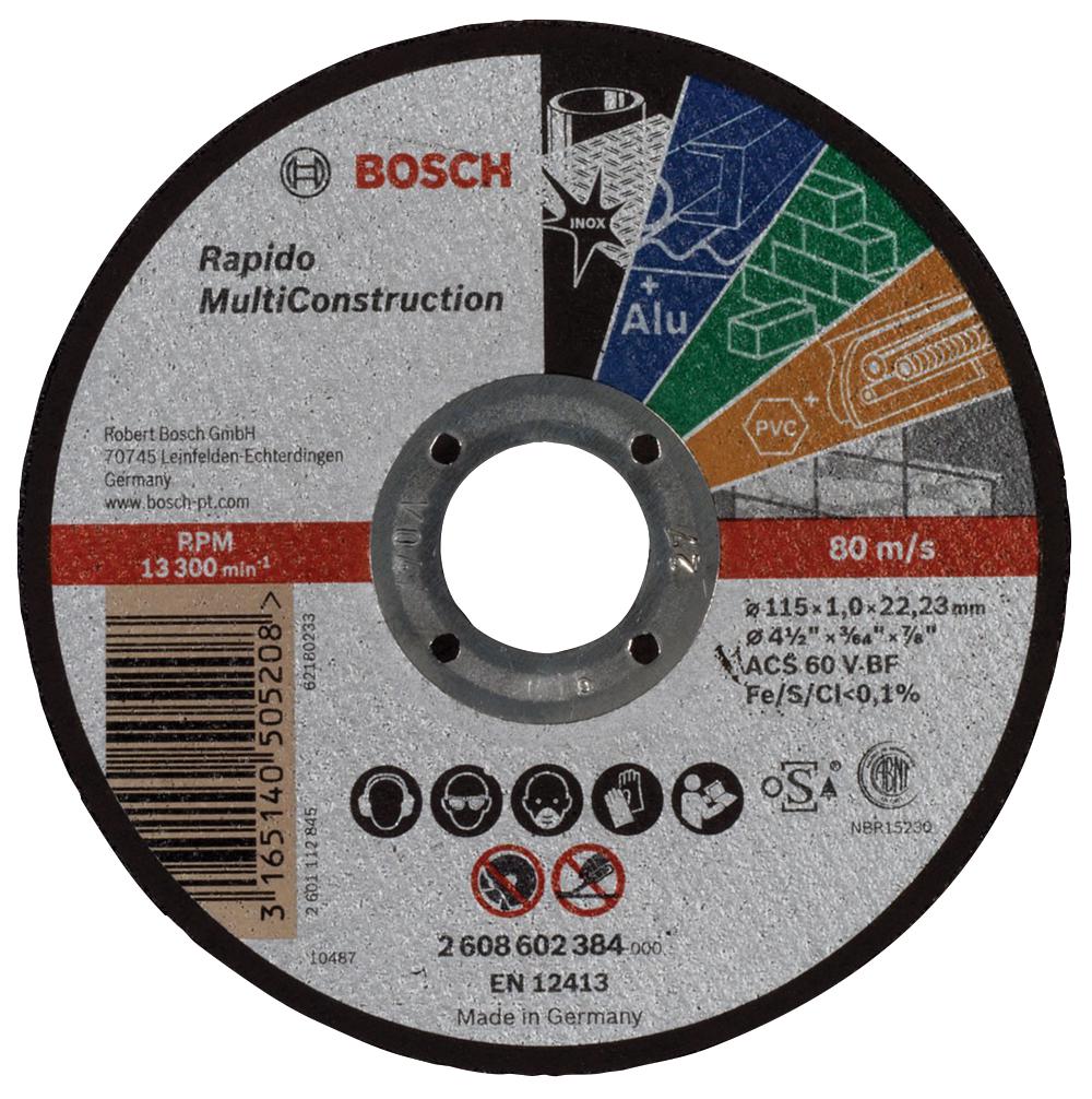 BOSCH ACS 60 V BF, FIBRE META CUTΤING DISC 1115 MM, 1,0 MM