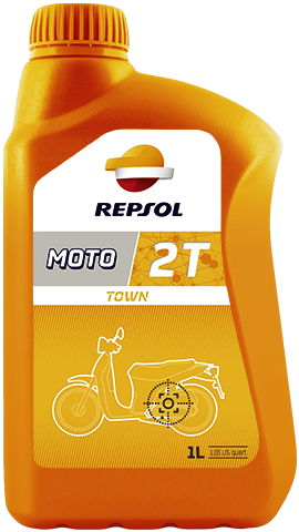 REPSOL MOTO TOWN 2T X 1LTR